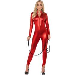 Smiffys Catsuit Röd Maskeraddräkt