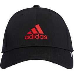 adidas Kids' Gameday Snapback Hat Black/Red