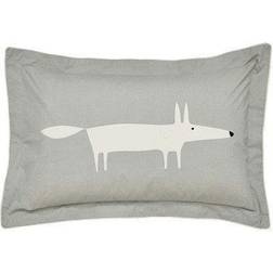 Scion Mr Fox Pillow Case Silver (74x48cm)