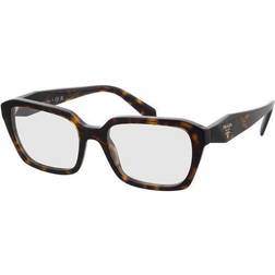 Prada PR 14ZV 2AU1O1, including lenses, RECTANGLE Glasses, FEMALE