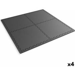 Aktive Tatami Floor Mats Dark Grey Set of 4