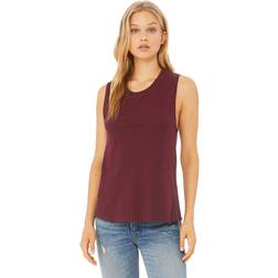 Bella+Canvas Women's Jersey Muscle Tank, Maroon