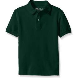 Nautica Little Boys Stretch Double Pique Polo Hunter Hunter