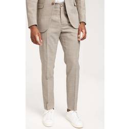 Selected Linneblandning Byxor Beige