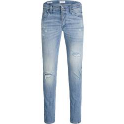 Jack & Jones Herren Jeans JJIGLENN JJBLAIR GE 202- Slim Fit Blau Blue Denim