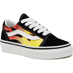 Vans UY Old Skool Flame Sneakers Black/True White