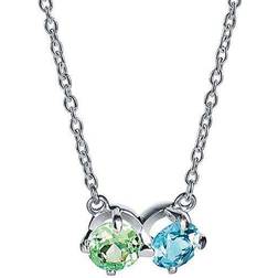 Efva Attling The Sea & Necklace Green Sapphire/Topaz