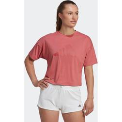 adidas Damen Bar T Shirt, Wonred