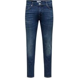 Only & Sons Loom Slim Fit 4514 Jeans - Blue/Dark Blue Denim