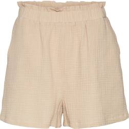 Vero Moda Natali High Waist Shorts - Irish Cream