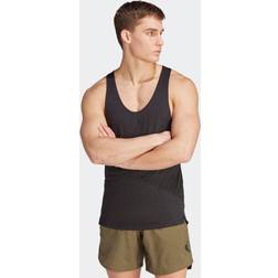 Adidas Herren Wo Stringer top, Schwarz/Schwarz