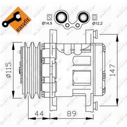 NRF Klimakompressor 32207