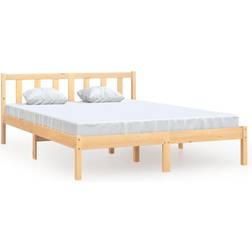 vidaXL Solid Pine 69.5cm Sengeramme 120x200cm