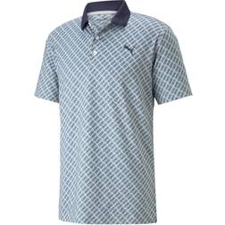 Puma Mattr Pineapples Golf Polo Shirt Men, Dark Blue