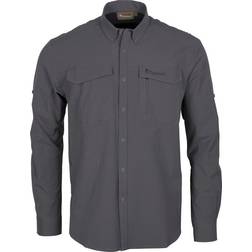 Pinewood Everyday Travel Long Sleeved Shirt - Charcoal