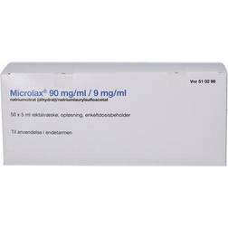 Microlax 90mg/ml 9mg/ml 250 stk Løsning