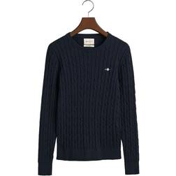 Gant Stretch Co Cable Crew