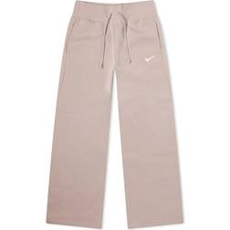 Nike Sportswear Phoenix Fleece Women's High-Waisted Wide-Leg Sweatpants - Diffused Taupe/Sail