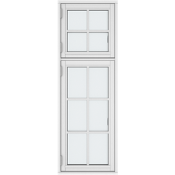 Klarvinduer DB1-10_151 Aluminium, Træ Fast vindue Vindue med 2-lags glas 41x120cm