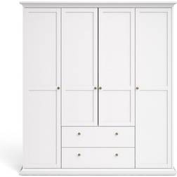 Tvilum Paris White Garderobeskab 181.4x200.6cm