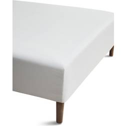 Juna Percale Underlakan Vit (200x180cm)