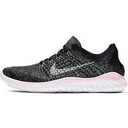 Nike Wmns Free RN Flyknit 2018 Black Pink Foam