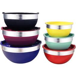 Elite Gourmet Colored Mixing Bowl 6.86 L