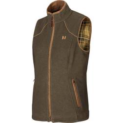 Härkila Sandhem Lady Fleece Waistcoat - Willow Green Melange