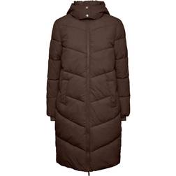 Pieces Jamilla Puffer Jacket - Chicory Coffee