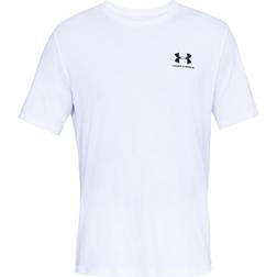 Under Armour Left Chest Logo Short Sleeve Men's - White/Black