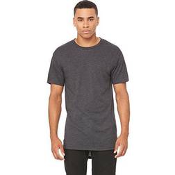 Bella+Canvas Mens Long Body Urban T-Shirt 3006 Dark Grey Heather