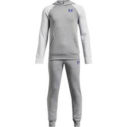 Under Armour Boy's Rival Fleece Suit - Grey/White (1376328-035)