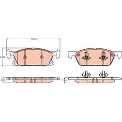 TRW GDB2167 Bremsbelagsatz