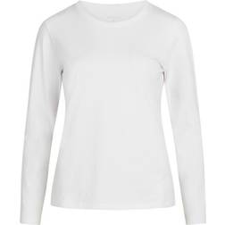 Norvig långärmad stretch T-shirt dam, Vit