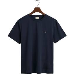 Gant Herren Regular Fit T-Shirt - Bleu