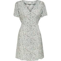 Only Evida Short Sleeve Dress - Grey Mist