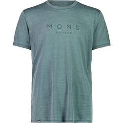 Mons Royale Zephyr Merino SS Shirt blå Trøjer Downhill & Freeride 2023