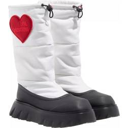 Moschino Stiefeletten weiss Winterstiefel