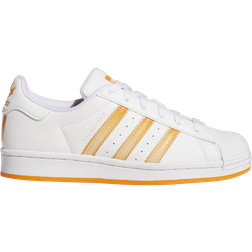 adidas Junior Superstar - Cloud White/Orange Rush/Acid Orange