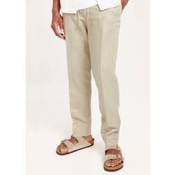 J.Lindeberg Baron Tencel Linen Pants Bukser Beige