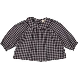 MarMar Copenhagen Tully Blouse - Espresso Check (224-285-03-1359)