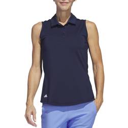 Adidas Women's Ultimate365 Sleeveless Golf Polo, Medium, Blue