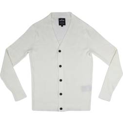 XRay Men's Cotton Cardigan Off White