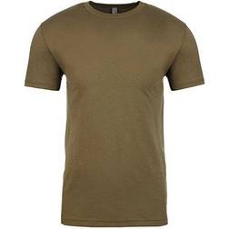 Next Level Mens Premium Fitted Short-Sleeve Crew T-Shirt Military Green