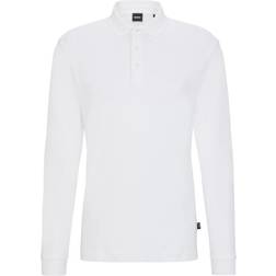 HUGO BOSS Pado Embroidery Logo Polo Shirt - White