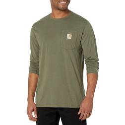 Carhartt Flex Pocket Langarmshirt - Dunkelgrün