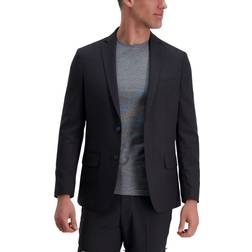 Haggar Men's Smart Wash Suit Separate Jacket, Charcoal, Tall