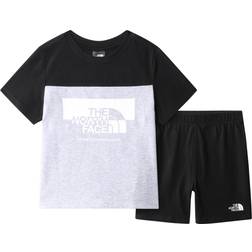 The North Face Kid's Cotton Summer Set - TNF Black/TNF Light Grey Heather