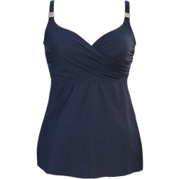 Miraclesuit Surplice Underwire Tankini Top - Midnight