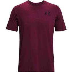 Under Armour Left Chest Logo Short Sleeve Men's - Purple Stone/Black